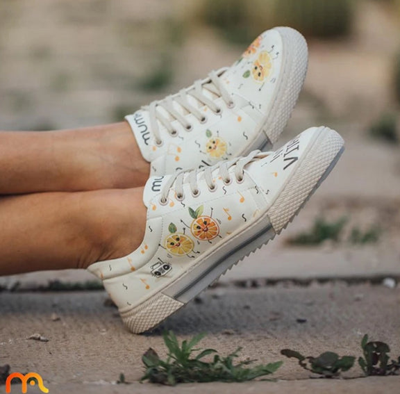 Ręcznie robione trampki - buty w stylu handmade