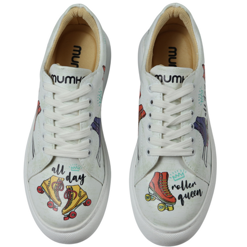 Sneakersy na platformie - Królowa wrotek