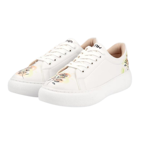 Sneakersy na platformie - Kwiaty na Akwarelach