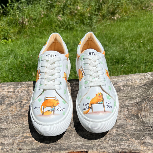 Sneakersy na platformie z Kotem, Gdzie moja miłość?
