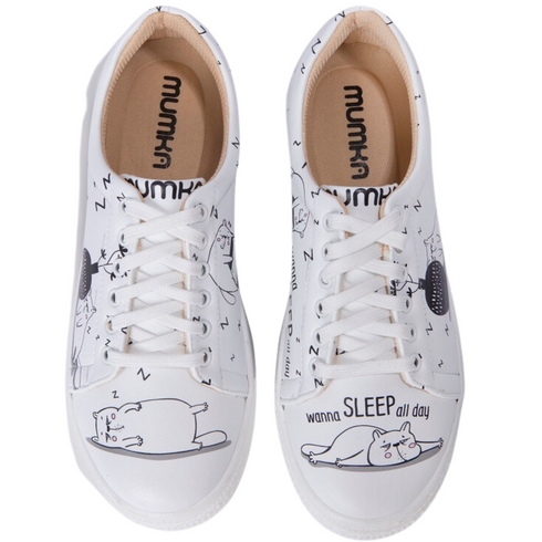 Sneakersy - Kot śpioch