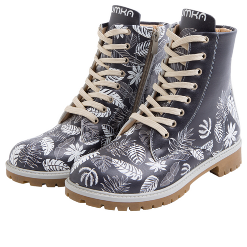 Trapery, Glany Czarne w Białe Liście