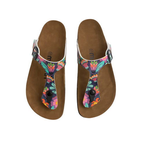 Japonki w egzotyczne kwiaty wyprofilowane