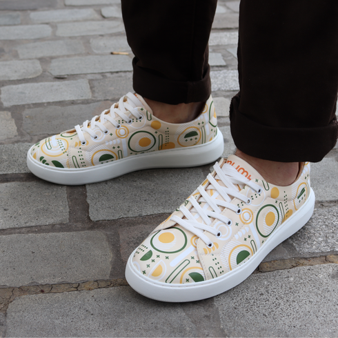 Sneakersy męskie - Abstrakcja