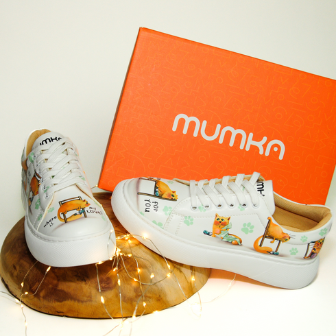 Sneakersy na platformie z Kotem, Gdzie moja miłość?