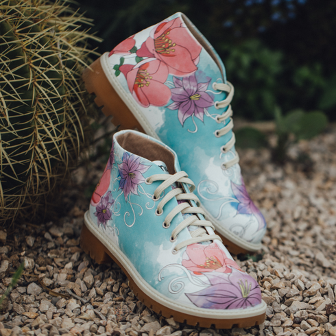 Botki - Storczyk i Lilie