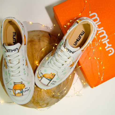 Sneakersy na platformie z Kotem, Gdzie moja miłość?