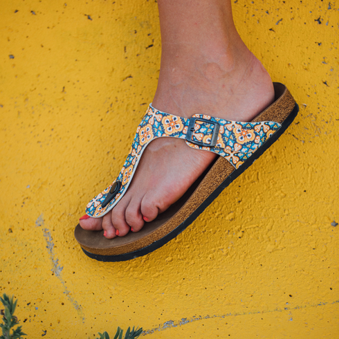 Japonki w portugalską mozaikę wyprofilowane