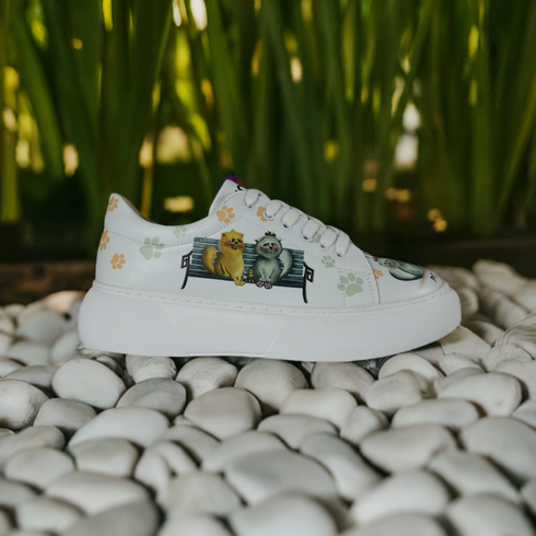 Sneakersy na platformie z Kotami, odnalazłem miłość