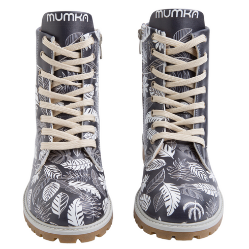 Trapery, Glany Czarne w Białe Liście