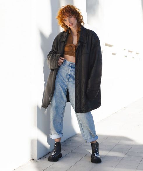 Sztyblety na platformie w Kocie Ścieżki czarne