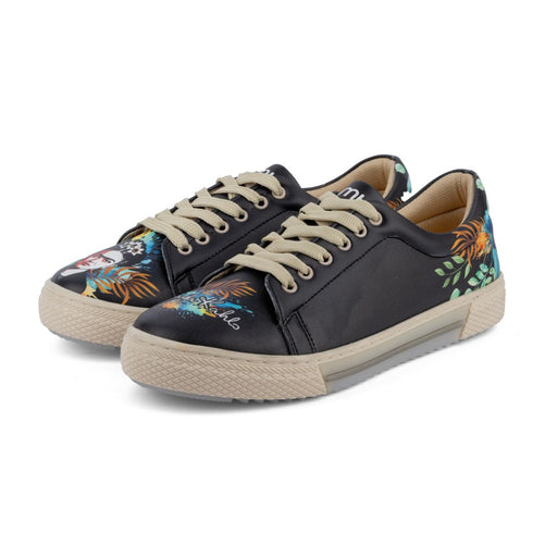 Czarne Sneakersy Frida Kahlo