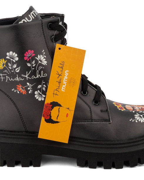 Czarne Trapery Frida Kahlo