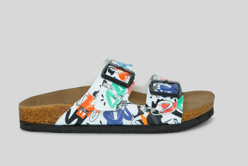 Klapki Kolorowa Muzyka wyprofilowane