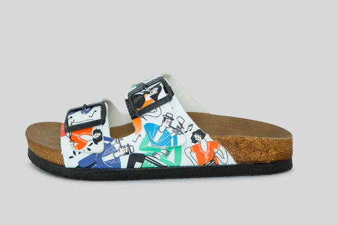 Klapki Kolorowa Muzyka wyprofilowane