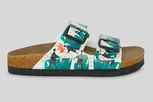 Klapki Noś Swoją Gwiazdę wyprofilowane