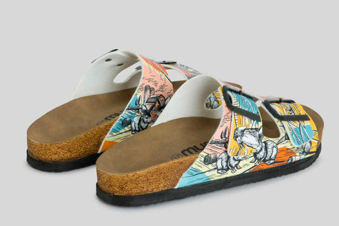 Klapki z królikami wyprofilowane