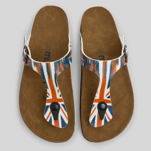 Japonki z Flagą Wielkiej Brytanii wyprofilowane