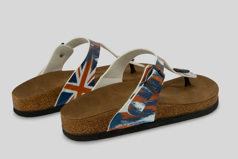 Japonki z Flagą Wielkiej Brytanii wyprofilowane