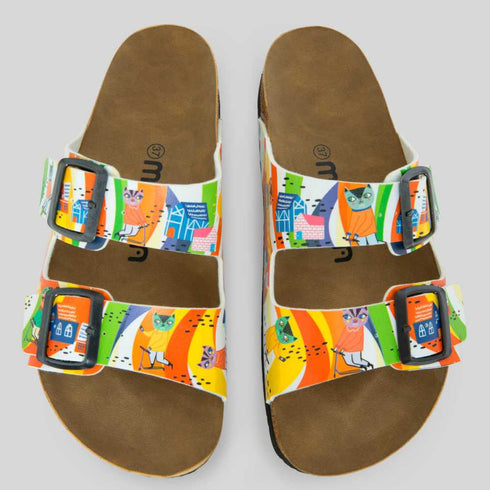 Klapki Kot na Hulajnodze wyprofilowane