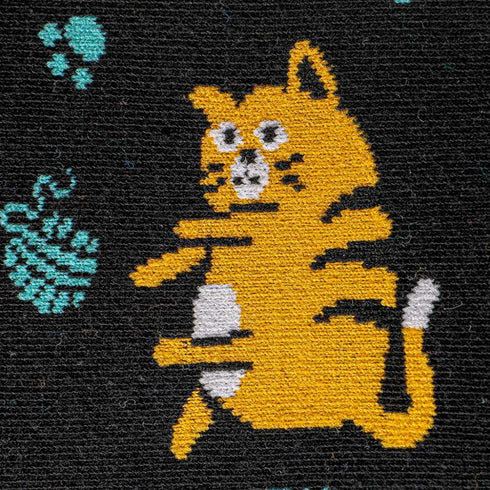 Skarpetki w Koty seledynowe