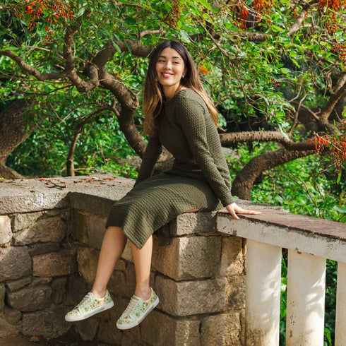 Sneakersy Wiosenne kwiaty