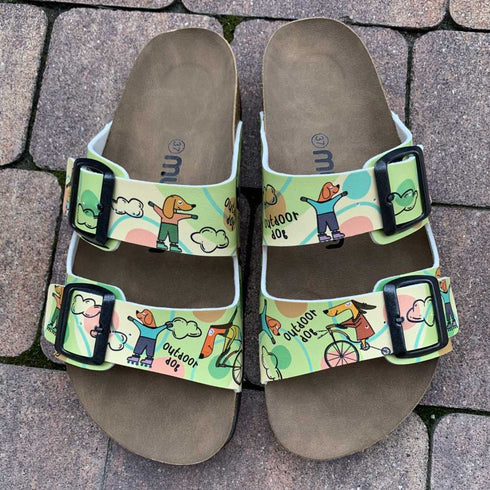 Klapki z Pieskami wyprofilowane