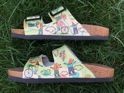 Klapki z Pieskami wyprofilowane