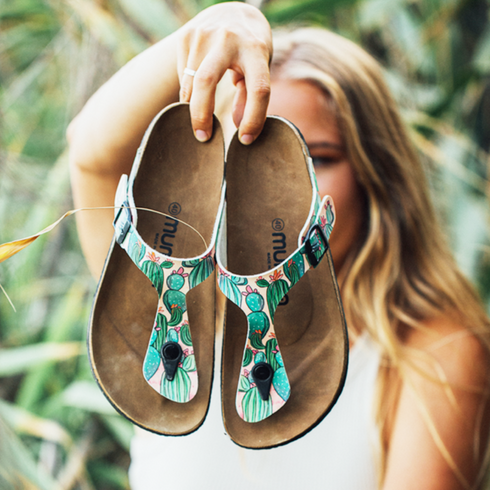 Japonki w Kaktusy wyprofilowane - Mumka Shoes Polska