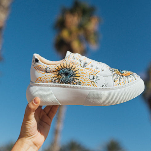 Sneakersy na platformie Otwórz Oczy i Zacznij Marzyć - Mumka Shoes Polska