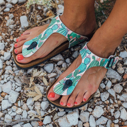 Japonki w Kaktusy wyprofilowane - Mumka Shoes Polska