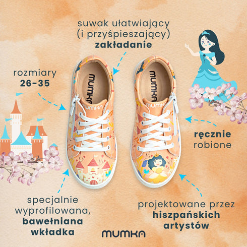 Sneakers Kids - Księżniczka - Mumka Shoes Polska