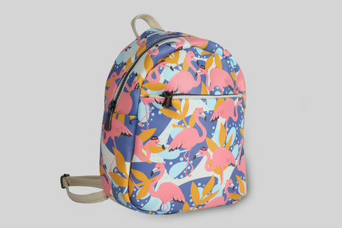 Mały plecak - Flamingi